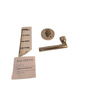 Baldwin HD.TUB.R.CRR.141 Door Lever Handle Polished Chrome Round Rose NO SCREWS
